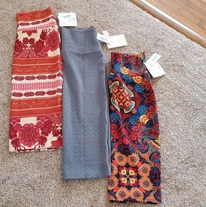 Lot is 3 NWT lularoe Cassie xs skirts